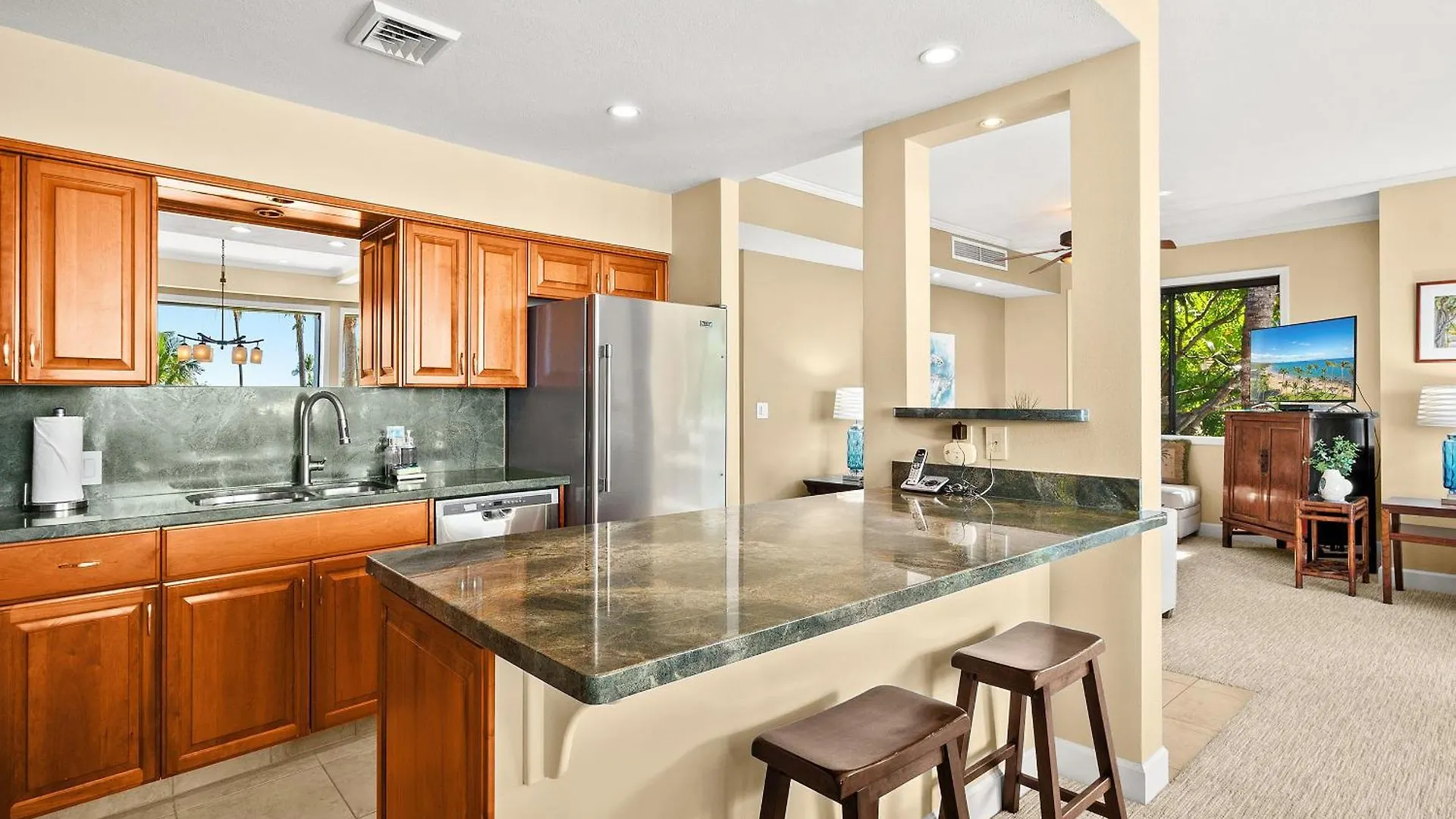 Dom wakacyjny Willa Makena Surf G-201 - End Unit, Panoramic Views, Ac! Wailea